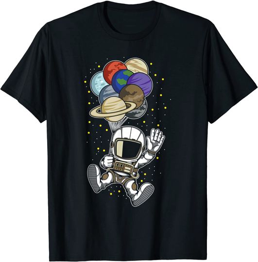Discover T-Shirt Camiseta Sistema Solar Planetários Viagem Espacial Presente Astronauta