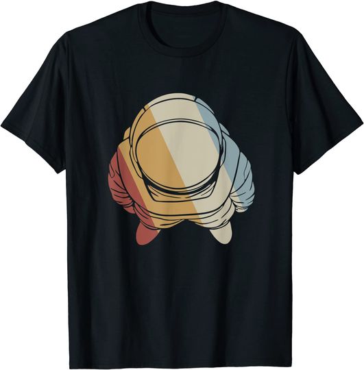 Discover Camiseta T-shirt Astronauta Espacial Retro Estilo Vintage