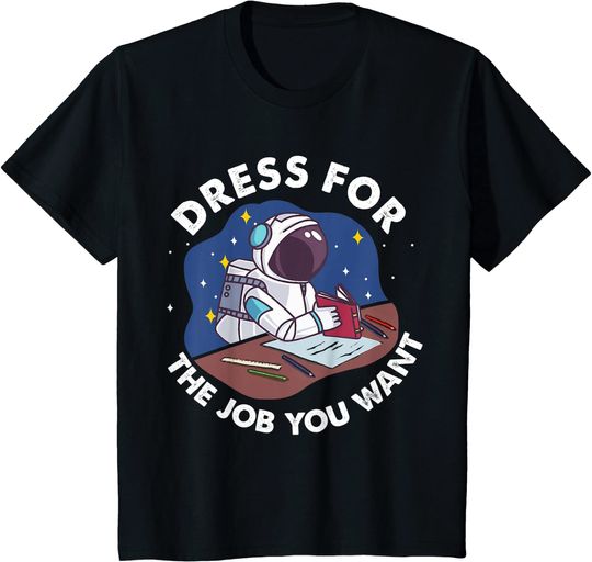 Discover Camiseta T-shirt Trabalho de Astronauta
