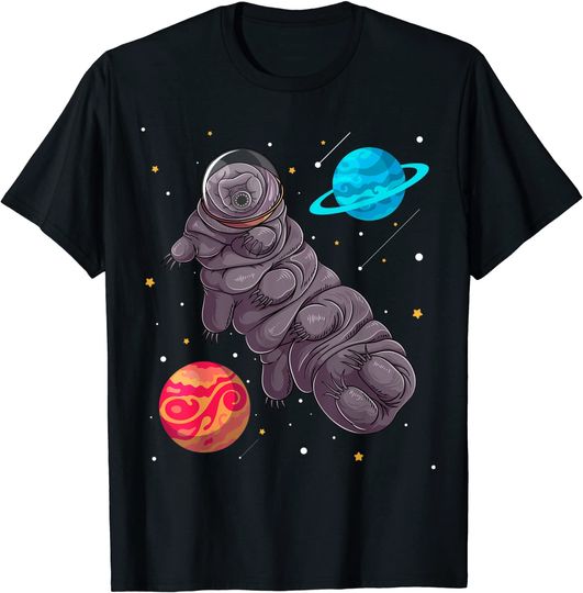 Discover T-shirt Camiseta Tardigrade no Espaço Água Urso Astronauta Microbiólogo
