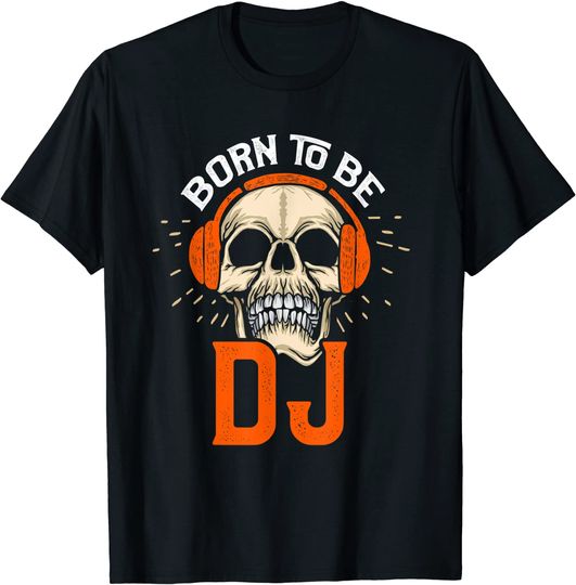 T-shirt Camiseta Vintage Born To Be DJ