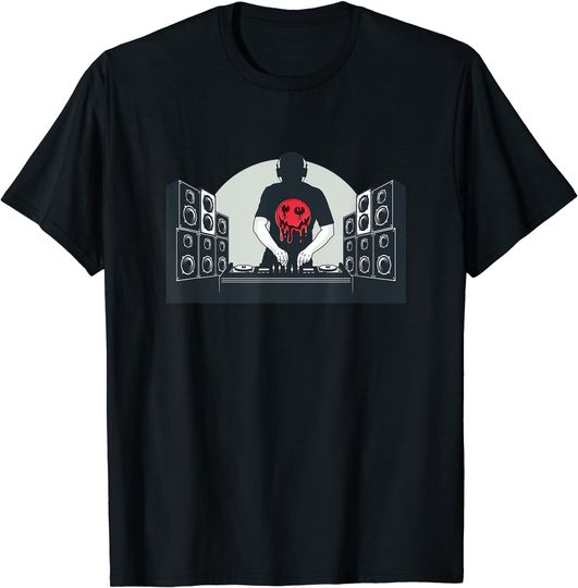 T-shirt Camiseta Trippy ACID Raver Equipamento de Mistura Produto DJ