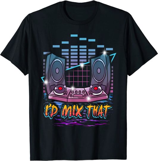 Discover T-shirt Camiseta Mistura do DJ