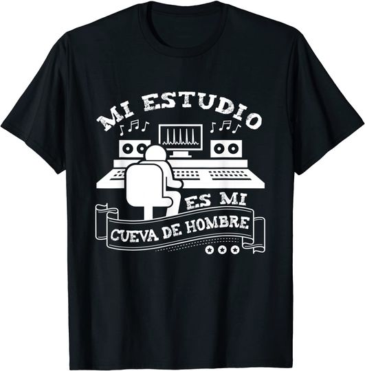 Discover T-shirt Camiseta Homem DJ Produtor Música Eletrónico