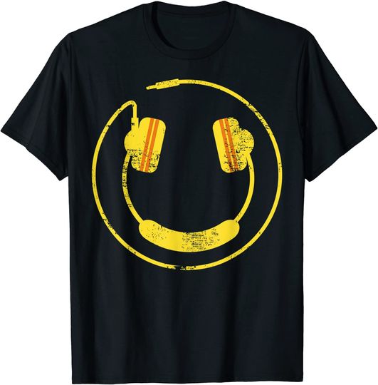Discover T-shirt Camiseta Auriculares DJ