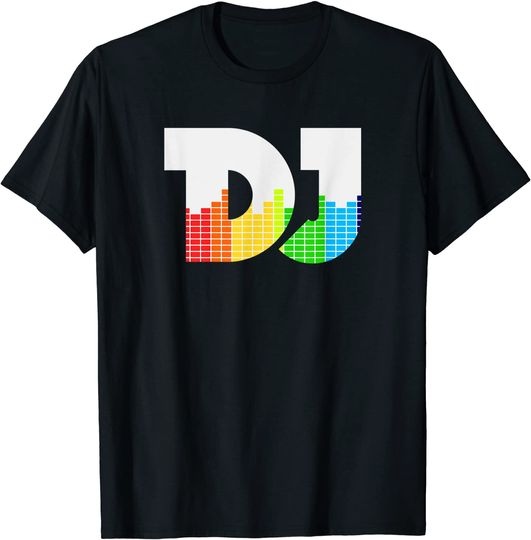 Discover T-shirt Camiseta Texto de DJ Unissexo
