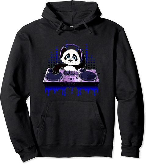 Discover Hoodie Sweater com Capuz Homem Gráfico DJ Panda