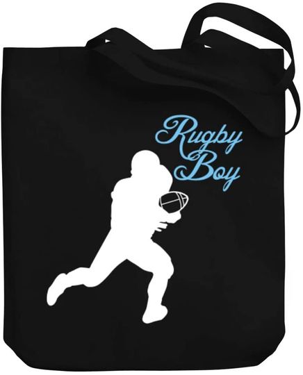 Discover Bolsa de Sacola Clássica Tote Bag Menino Jogador de Rugby