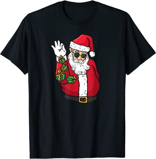 Discover T-shirt Masculino Feminino Papai Noel Salgado Santa Camiseta