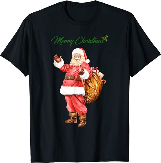 Discover T-shirt Classico do Pai Natal Papai Noel