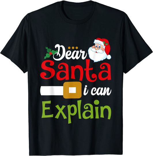 Discover T-shirt Camiseta Papai Noel Caro Pai Natal Eu Posso Explicar