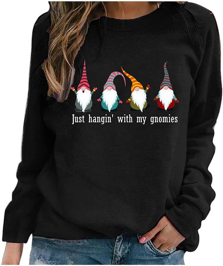Discover Suéter Sweatshirt com Estampado de Papá Noel