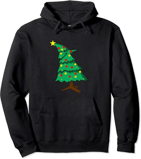Discover Hoodie Sweater com Capuz Engraçado Do Natal Da Árvore De Natal