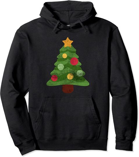 Discover Hoodie Sweater com Capuz Acredite Presentes Hoodie Árvore Natal Feliz