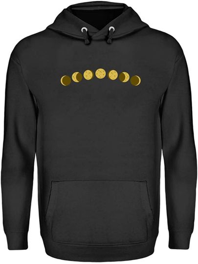 Discover Hoodie Sweater com Capuz Unissexo Fases da Lua