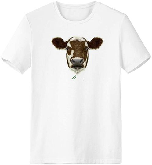 Discover T-shirt Camiseta Manga Curta Unissexo Vaca Presente para Amantes de Animal