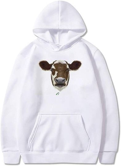 Discover Hoodie Sweatshirt com Capuz Unissexo Vaca Leiteira Presente para Amantes de Animal