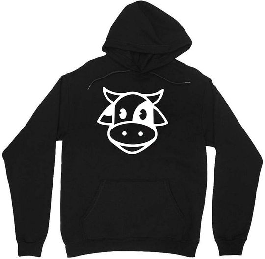 Discover Hoodie Sweatshirt com Capuz Unissexo Cabeça de Vaca Leiteira Engraçada Presente para Amantes de Animal