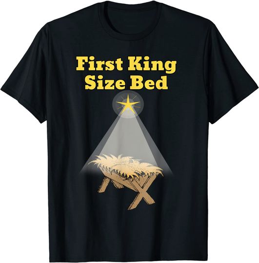Discover T-shirt Primera Cama King Size Presépios Natal Unissexo