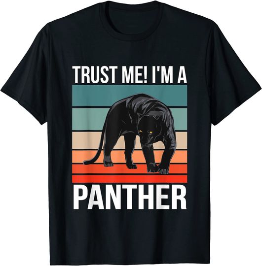 Discover T-Shirt Para Homem E Mulher Camiseta Eu Sou Pantera