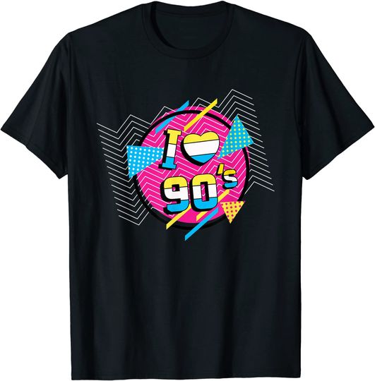 Discover T-shirt I Love The Music 90s | Presente de Amantes de Música