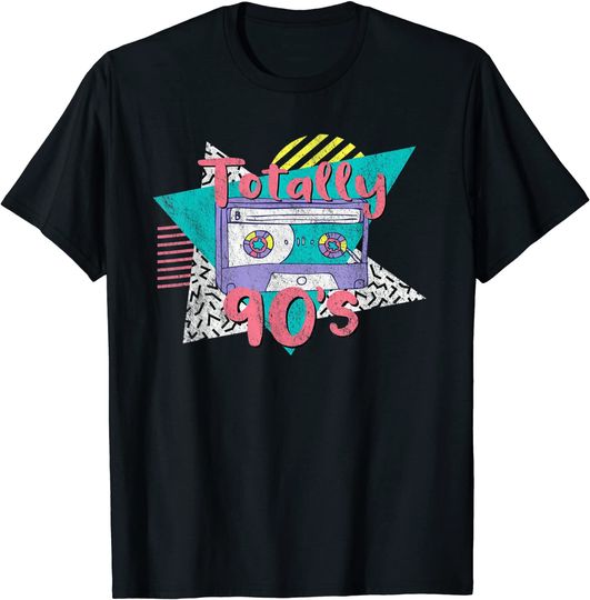 Discover Totally 90’s Retro Vintage T-shirt Presente dos Anos 90