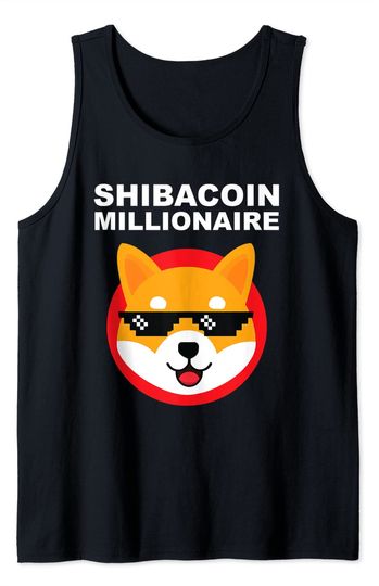 Discover T-shirt Camisola sem Mangas para Homem e Mulher Shiba Coin The Millionaire