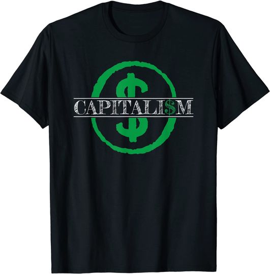 Discover Dólar Cifrão Capitalismo | T-shirt para Homem e Mulher