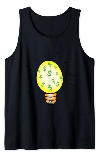 Discover Lâmpada de Dólar | T-shirt Camisola sem Mangas para Homem e Mulher
