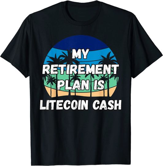 Discover Unissex T-shirt Camiseta para Homem e Mulher Litecoin Cash Crypto