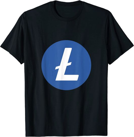 Discover Camiseta com o logotipo Litecoin Crypto LTC Logotipo de Litecoin
