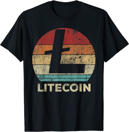 Unissex T-shirt Camiseta para Homem e Mulher LiteCoin Miner
