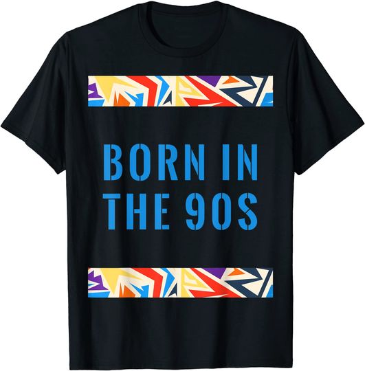 Discover T-shirt para Homem e Mulher Nascido em Anos 90s