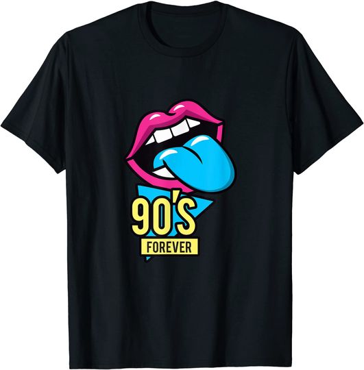Discover T-shirt para Homem e Mulher 90’s Forever | T-shirt dos Anos 90