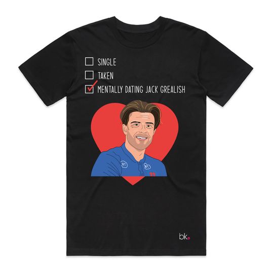Discover Unissex T-shirt Camiseta para Homem e Mulher Dating Jack Grealish England Euro 2020