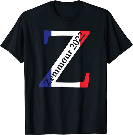 Discover T-shirt Camiseta Manga Curta Masculino Presente Ideal para Amantes de Político Zemmour 2022