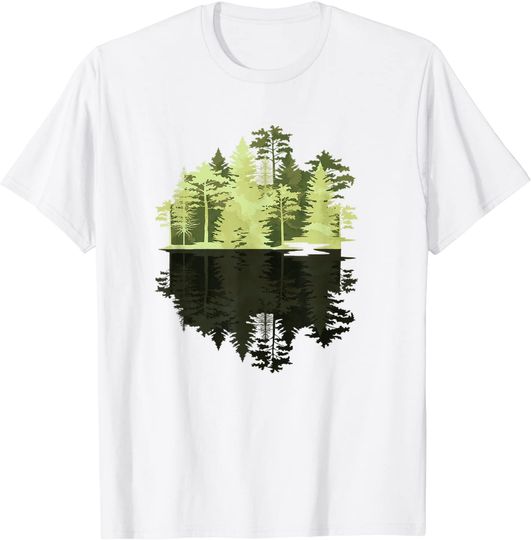 Discover T-shirt Camiseta Manga Curta Masculino Feminino Paisagem Natural Floresta Vida Selvagem