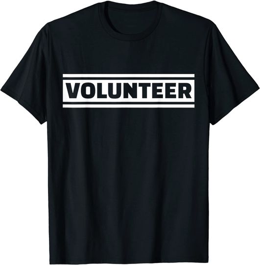 Discover Unissex T-Shirt Voluntariado Voluntario Camiseta