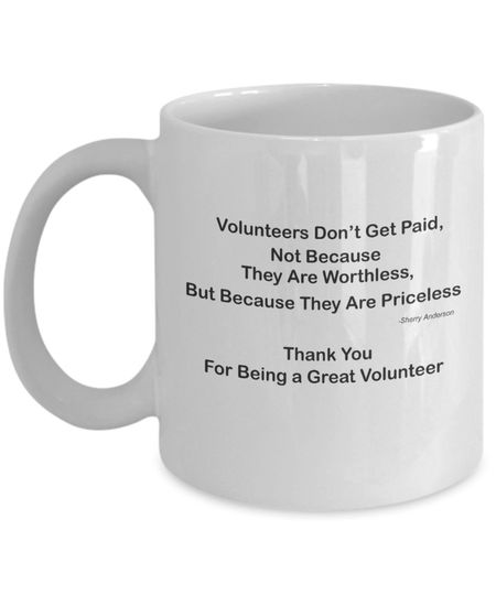 Discover Caneca De Cerâmica Clássica Voluntariado  Volunteer Gift Coffee Mug Fun Novelty