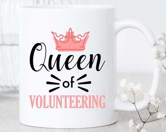 Discover Caneca De Cerâmica Clássica Voluntariado Queen Of Volunteering