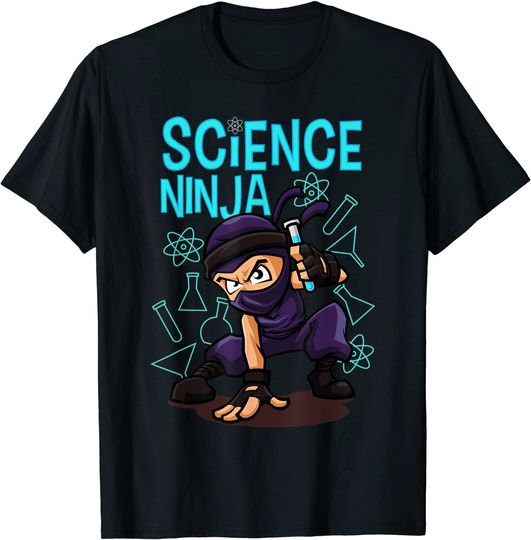 Discover Ninja da Ciência T-shirt Unissex T-Shirt Ninja