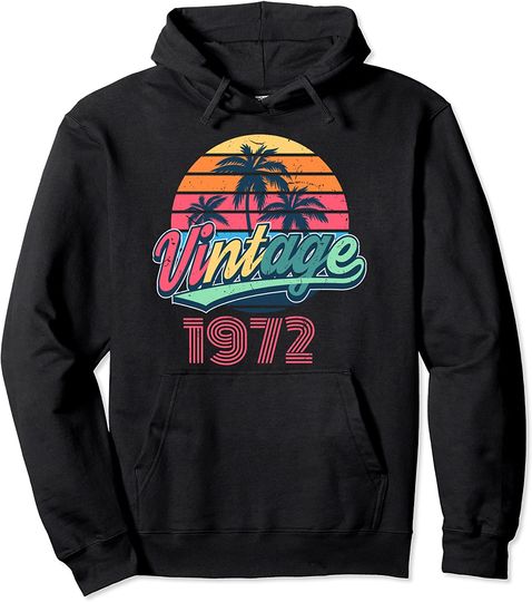 Discover Hoodie Sweater com Capuz Unissexo Praia Verão Vintage 1972