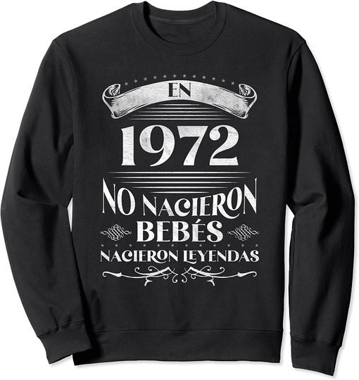 Discover Suéter Sweater Masculino Feminino Estilo Retrô Presente para Pessoas Nascidas em 1972