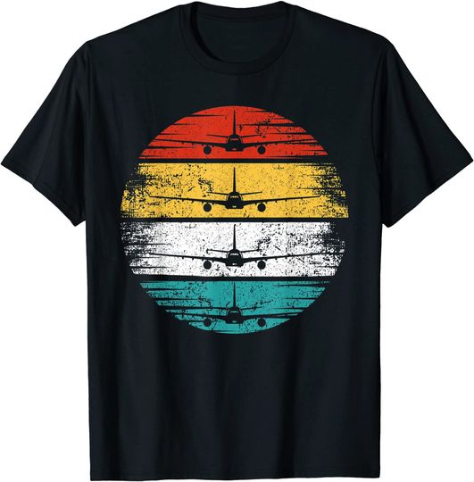 Discover T-shirt Camiseta Manga Curta Unissexo Avião Dia Internacional da Aviação Civil