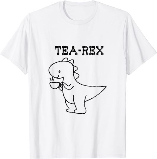 Discover Unissex T-Shirt Chá Tea-rex Bebedor