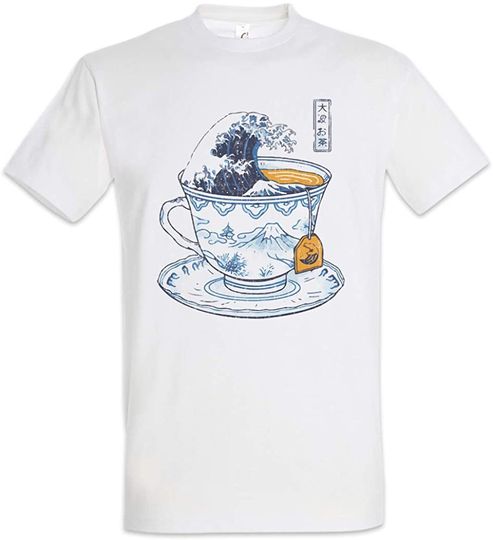 Discover Unissex T-Shirt Chá  Urban Backwoods Kanagawa Tea