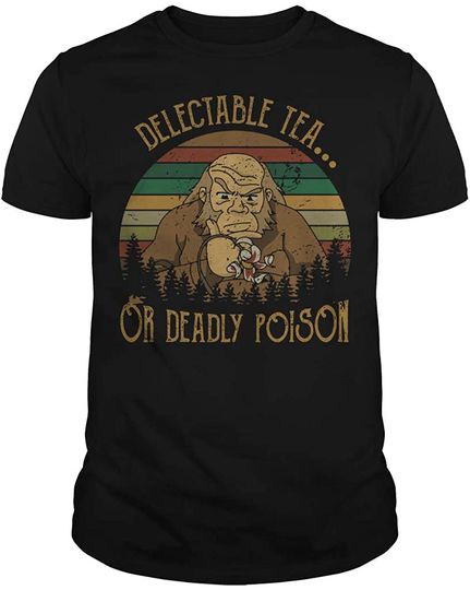 Discover Unissex T-Shirt Chá  Uzubunki Delectable Tea or Deadly Poison Uncle Iroh Vintage Retro Funny Tea