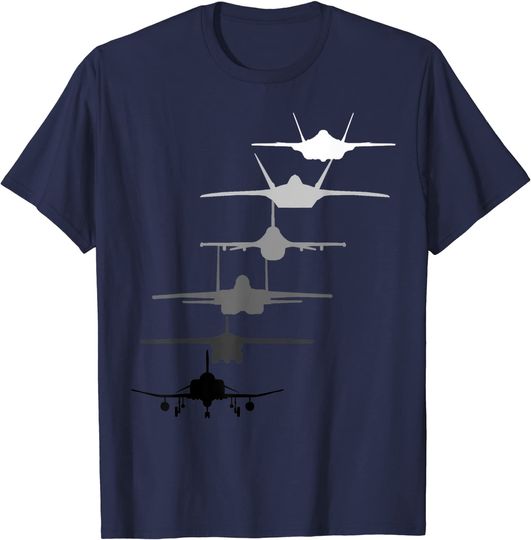 Discover T-shirt Manga Curta Masculino Feminino para o Dia Internacional da Aviação Civil
