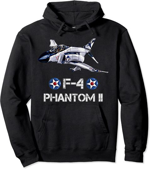 Discover Hoodie Sweatshirt com Capuz para Homem e Mulher Avião de Combate American F4 Phantom II