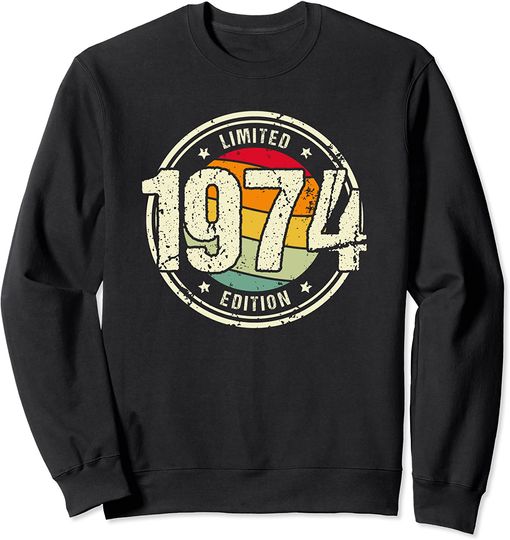 Discover Suéter Sweatshirt Retro Vintage 1974
